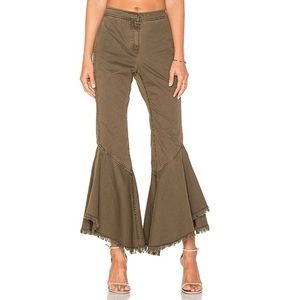 Cinq a Sept Wysteria Olive Flare Pant